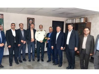 دیدار مدیران شهرک‌های صنعتی آذربایجان‌شرقی با فرمانده انتظامی استان